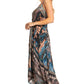 Sakkas Lizi 2025 Womens Maxi High-low Halter Handkerchief Long Dress Beach Party