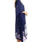 Sakkas Clementine Women's Tie Dye Caftan Dress/Cover Up Beach Kaftan Boho Summer