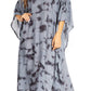 Sakkas Clementine Women's Tie Dye Caftan Dress/Cover Up Beach Kaftan Boho Summer