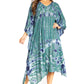 Sakkas Clementine Women's Tie Dye Caftan Dress/Cover Up Beach Kaftan Boho Summer