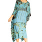 Sakkas Clementine Women's Tie Dye Caftan Dress/Cover Up Beach Kaftan Boho Summer
