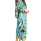 Sakkas Clementine Women's Tie Dye Caftan Dress/Cover Up Beach Kaftan Boho Summer