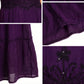 MKY Amy Stonewashed Rayon Embroidered Adjustable Spaghetti Straps Long Dress