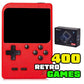 Handheld Games for Kids Console 400 Retro Video Games, Portable Gaming Player Mini Arcade Electronic Toy Gifts for Boys Girls, Red