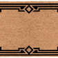 Geometric Border Personalized Coir Mat