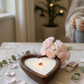 Endless Love Heart Candle