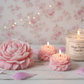 Huge Peony Candle | Sculptural Soy Wax