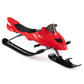 Snow Racer Sled with Brakes and Steering Handle for Kids