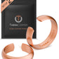 Pure Copper Rings Set - Domed (6mm)
