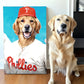 Custom Baseball Glory Series Texture Portrait