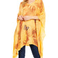 Sakkas Adalwin Third Tie Dye Desert Sun Circle Ponch Tunic Top Blouse W/Embroidery