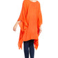 Sakkas Adalwin Third Tie Dye Desert Sun Circle Ponch Tunic Top Blouse W/Embroidery