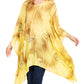 Sakkas Adalwin Third Tie Dye Desert Sun Circle Ponch Tunic Top Blouse W/Embroidery
