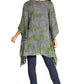 Sakkas Adalwin Third Tie Dye Desert Sun Circle Ponch Tunic Top Blouse W/Embroidery