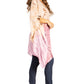 Sakkas Adalwin Third Tie Dye Desert Sun Circle Ponch Tunic Top Blouse W/Embroidery