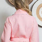 Women’s Waffle Piping Bathrobe – Lightweight Spa-Style Comfort