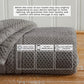 100% Cotton Checkered Jacquard Bath Towel Set - Giuliana Collection