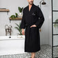 Waffle Spa Bathrobe for Men -  Absorbent, Lightweight