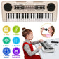 37 Keys Digital Music Electronic Keyboard Electric Piano Musical Instrument Kids Learning Keyboard with Microphone for 3-10 Year Old Kids Girls Boys