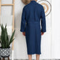 Waffle Spa Bathrobe for Men -  Absorbent, Lightweight