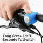 Electric Cycling Bell 90 dB Horn Rainproof  Bicycle Handlebar Silica Gel Shell Ring Bike Bell Bicycle Accessories Electric Cycling Bells Water-Resistant Cycling Bells Horn Loud Bicycle Horns Bicycle Accessories