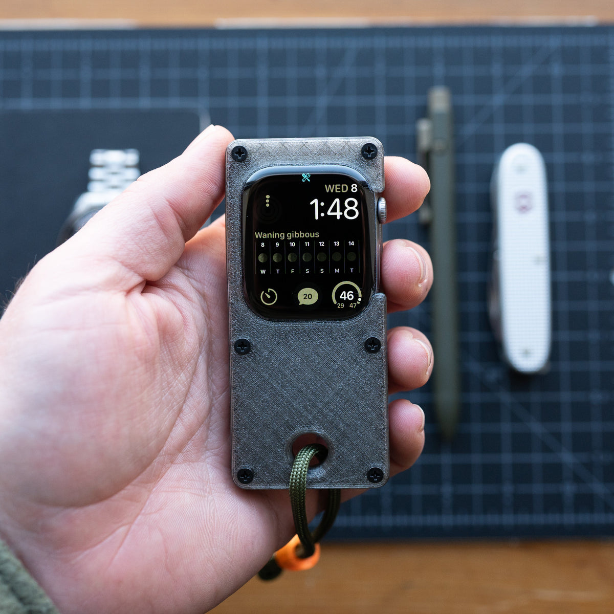 miniphone standard case for Apple Watch 10/11/12 46mm  -  dark  grey