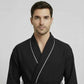Premium Waffle Piping Robe for Men