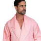 Premium Waffle Piping Robe for Men