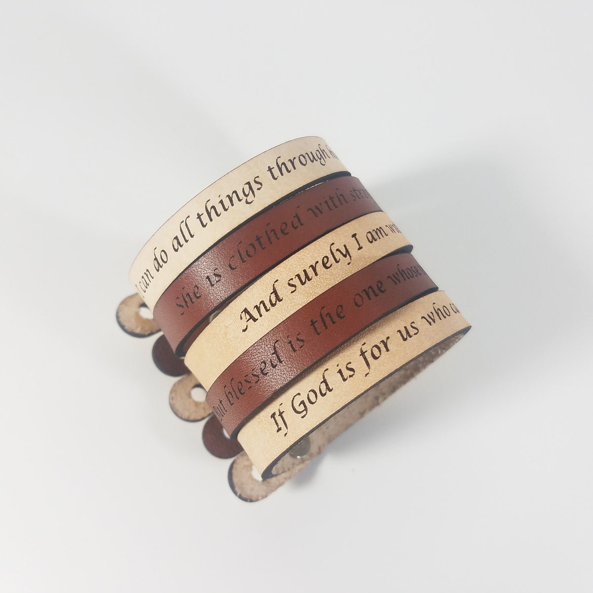 Spiritual Quote Bracelets - But blessed is the one whose trust is in the LORD