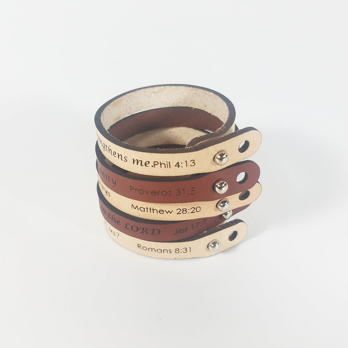 Spiritual Quote Bracelets - But blessed is the one whose trust is in the LORD