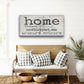 Personalized Home Compass Coordinates Canvas Wall Sign