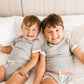 Ribbed Bamboo 2 Piece Shorts Set