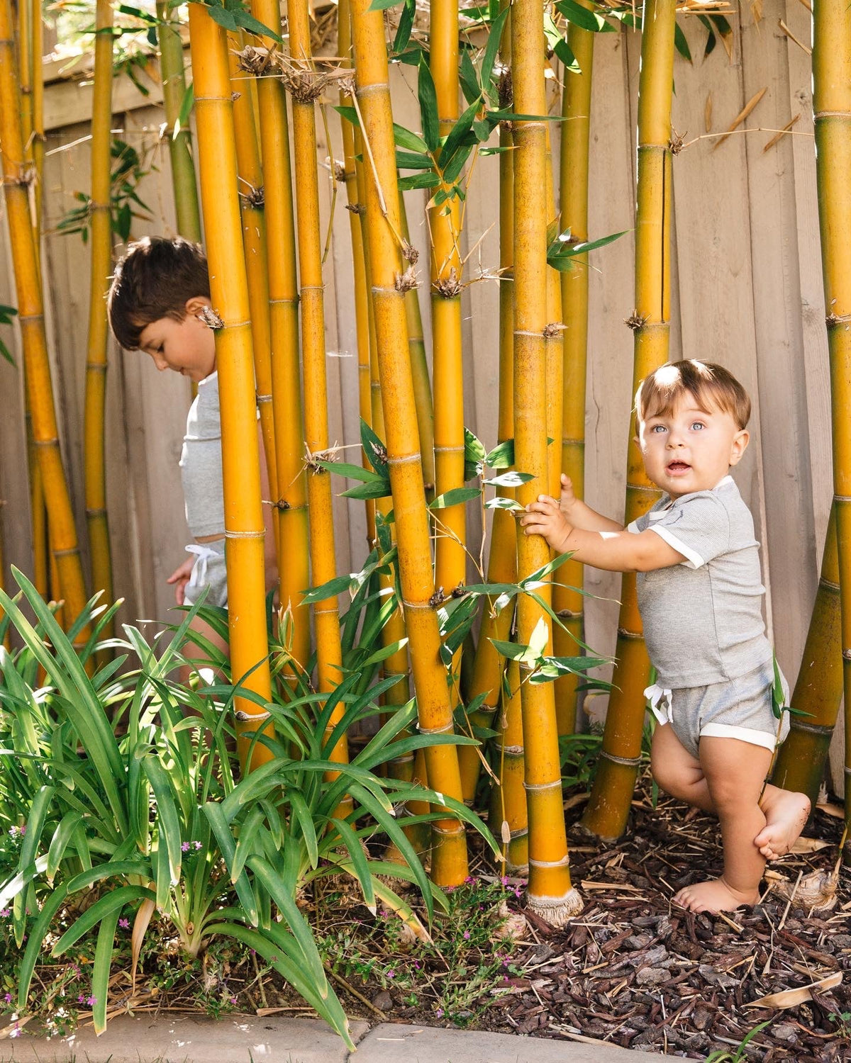 Ribbed Bamboo 2 Piece Shorts Set