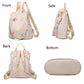 Cloth Backpack Female Embroidery Backpack Bag Nylon Anti-Theft Waterproof Women's Backpack Fashionable Anti-theft Women Backpacks Nice Print School Bag High Quality Large Capacity Backpack (