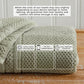 100% Cotton Checkered Jacquard Bath Towel Set - Giuliana Collection