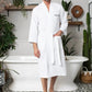 Waffle Spa Bathrobe for Men -  Absorbent, Lightweight