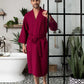 Waffle Spa Bathrobe for Men -  Absorbent, Lightweight
