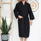 Waffle Spa Bathrobe for Men -  Absorbent, Lightweight