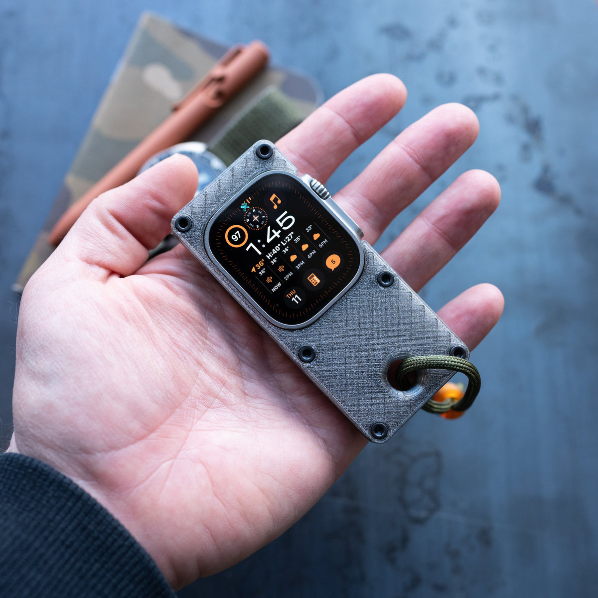 miniphone ultra (mpu) case for Apple Watch Ultra  - dark  grey