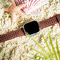 Neo Tropical Rubber Band - For Apple Watch ULTRA - Brown