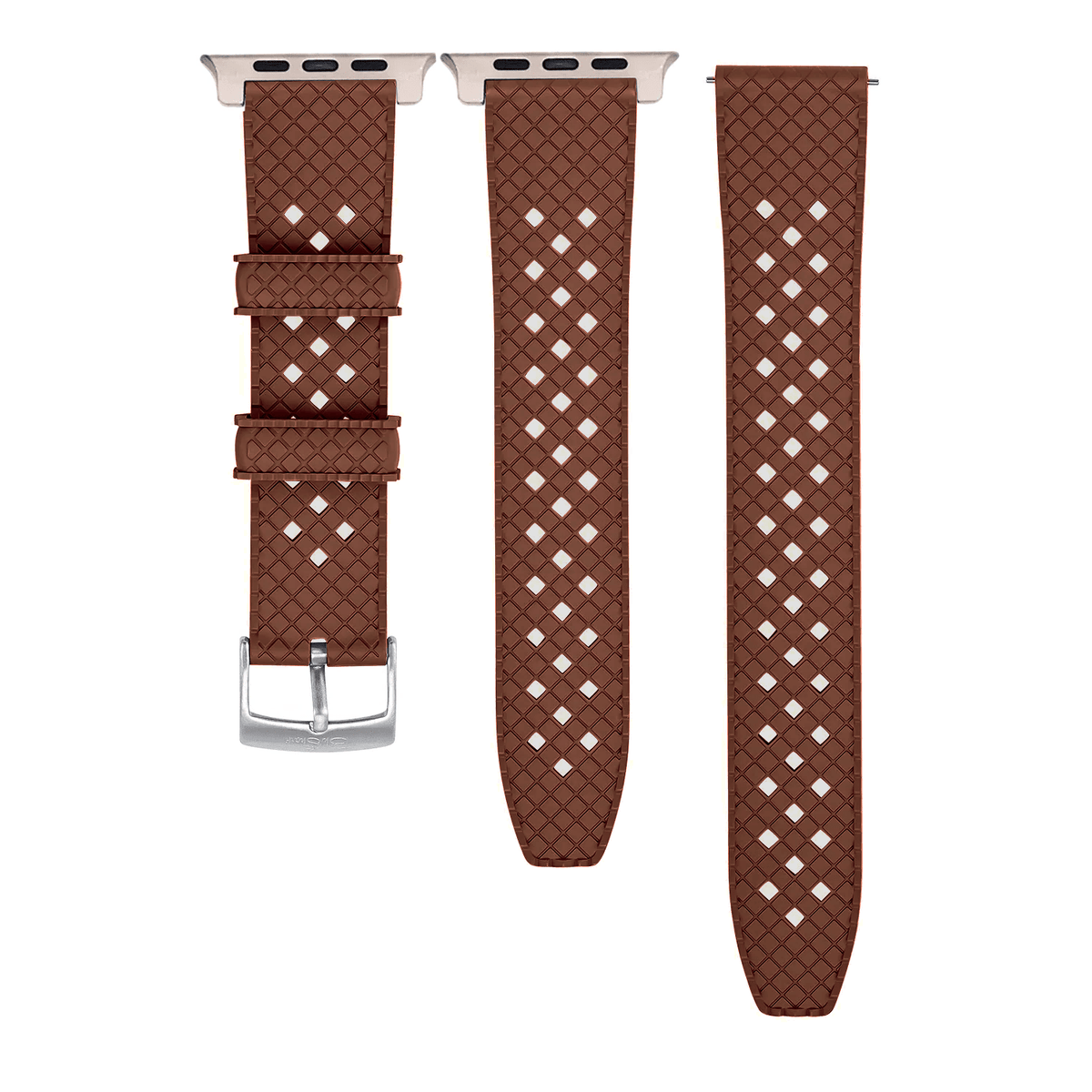 Neo Tropical Rubber Band - For Apple Watch ULTRA - Brown
