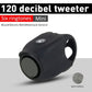 New USB Rechargeable Battery Bicycle Bell 120db Waterproof Cycling Bike Bells Electric Horn Mini Portable Cycling Handlebar Bell Electra Bike Bell Electric Cycling Bells Horn Loud Bicycle Horns Water-Resistant Sound Modes Bike Bells