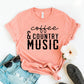 Coffee And Country Music T-shirt