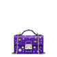 Studded Small Leather Crossbody Bag Royal Blue Purse  Women's Handbag