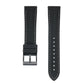 Sailcloth Rubber Buckle - Black/White
