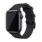 Sailcloth Rubber Buckle - For Apple Watch - Black/White