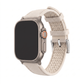 Sailcloth Rubber Buckle - For Apple Watch ULTRA - Tan/White