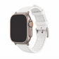 Sailcloth Rubber Buckle - For Apple Watch ULTRA - White/White