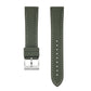 Sailcloth Rubber Buckle - Green/White