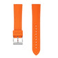 Sailcloth Rubber Buckle - Orange/White